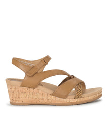 Farah Wedge Sandal Caramel - Women