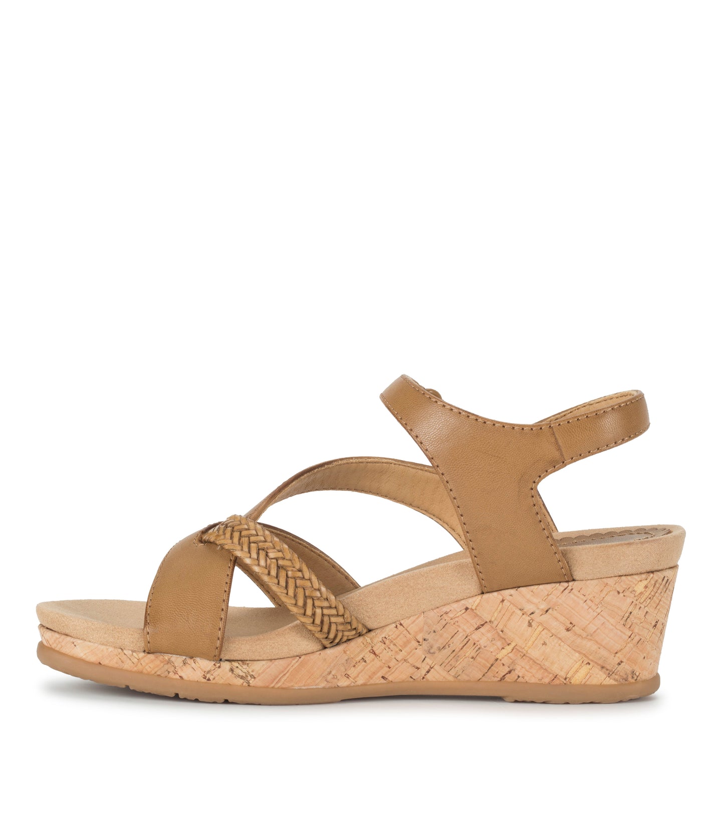 Farah Wedge Sandal Caramel - Women