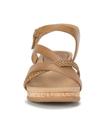 Farah Wedge Sandal Caramel - Women