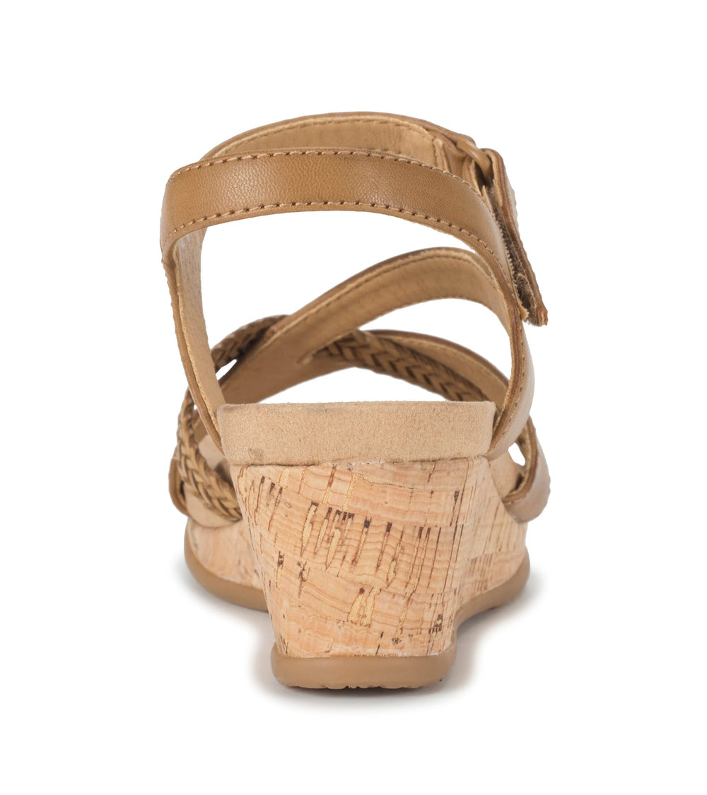 Farah Wedge Sandal Caramel - Women