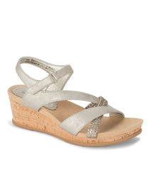 Farah Wedge Sandal Champagne - Women