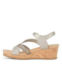 Farah Wedge Sandal Champagne - Women