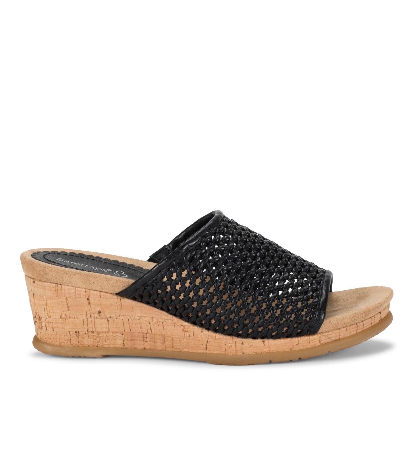 Flossey Wedge Slide Sandal Black - Women