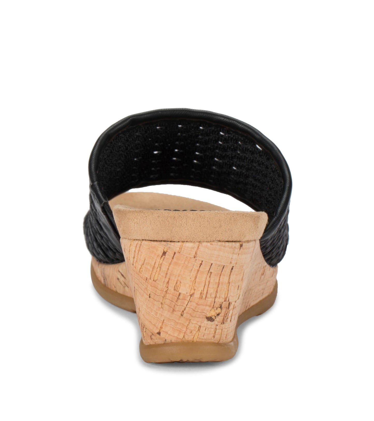 Flossey Wedge Slide Sandal Black - Women