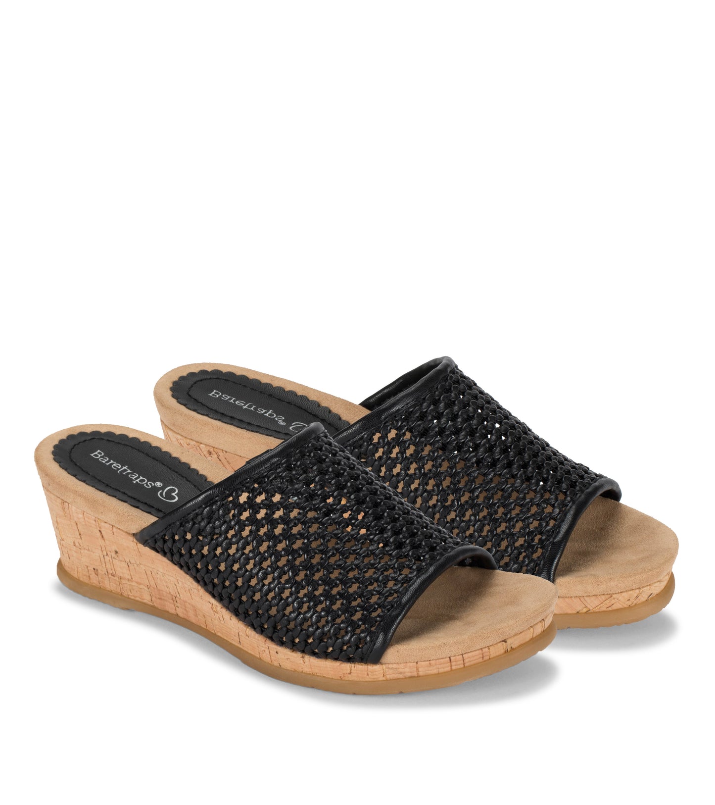 Flossey Wedge Slide Sandal Black - Women