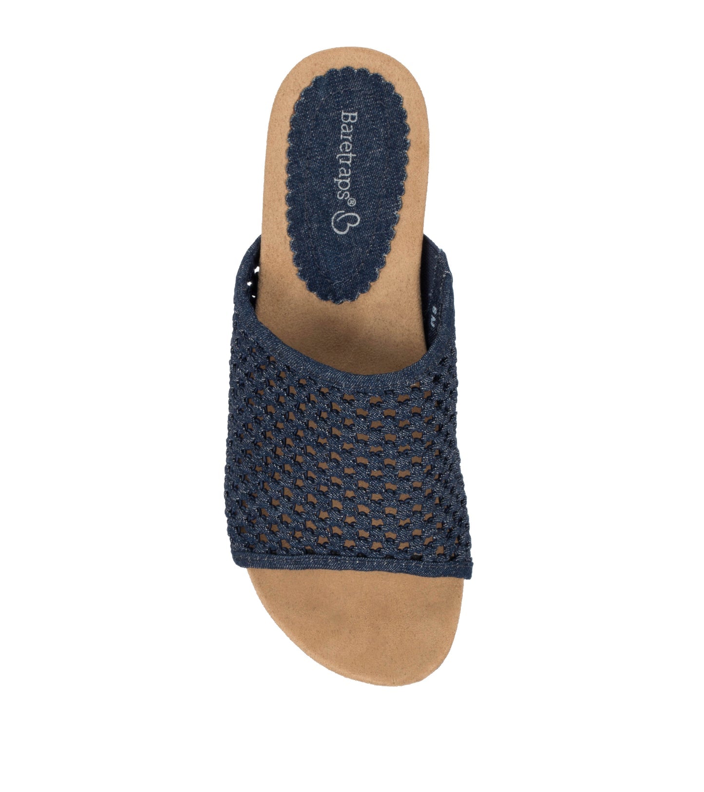 Flossey Wedge Slide Sandal Dark Denim - Women
