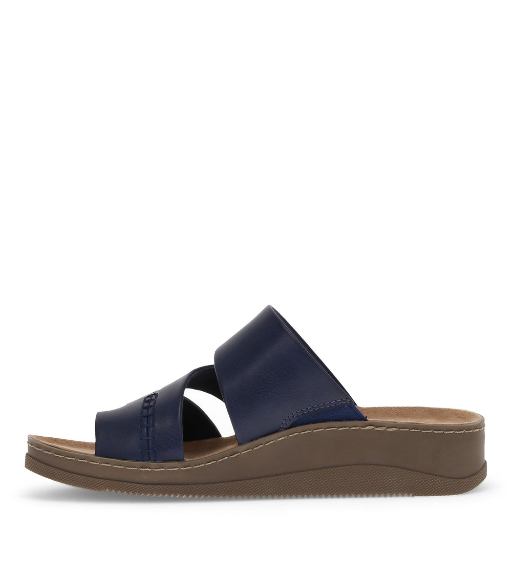 Fresha Slide Sandal Dark Navy - Women