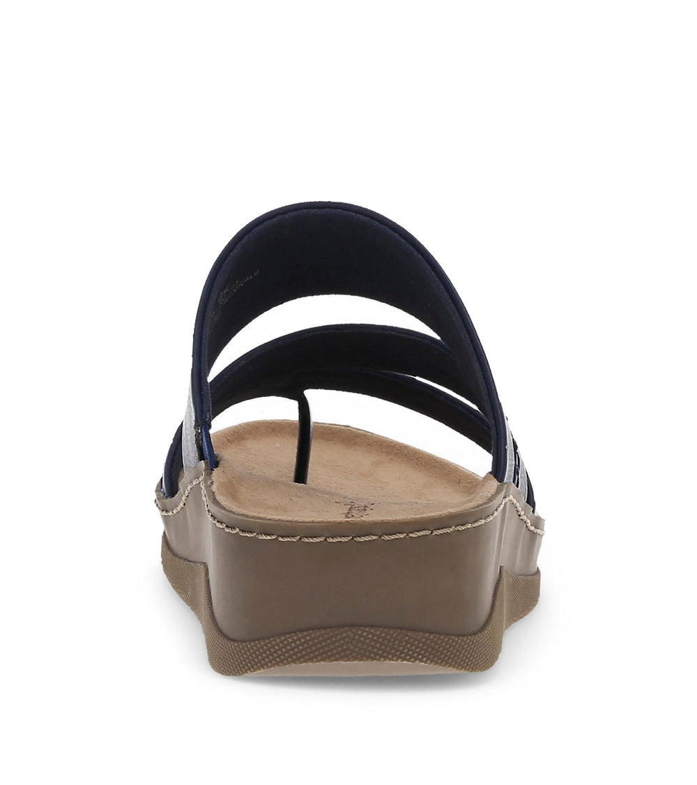 Fresha Slide Sandal Dark Navy - Women