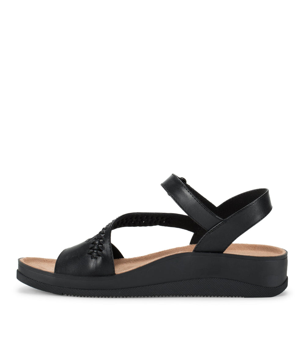 Frolick Wedge Sandal Black - Women
