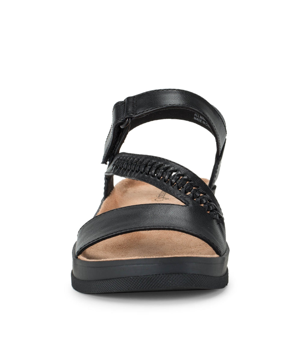 Frolick Wedge Sandal Black - Women