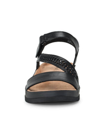 Frolick Wedge Sandal Black - Women