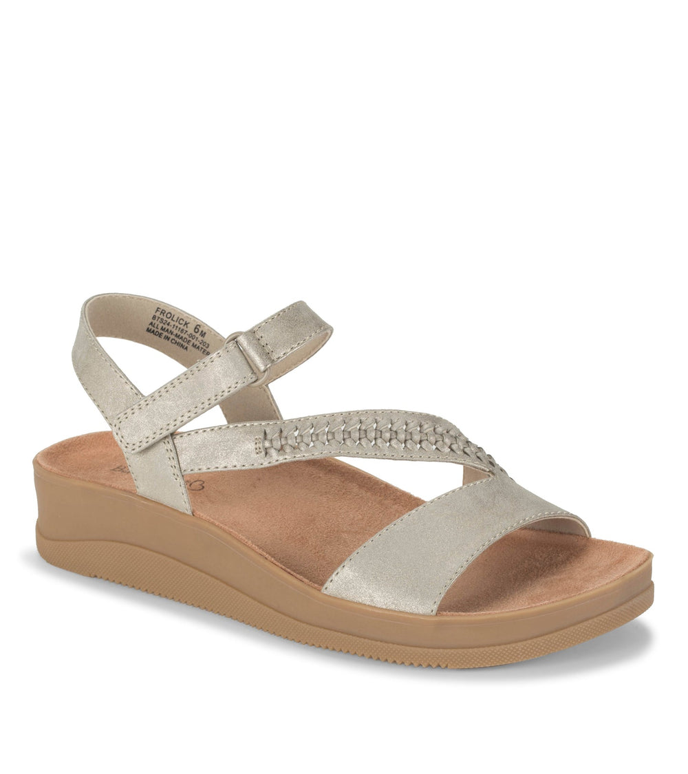 Frolick Wedge Sandal Champagne - Women