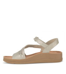 Frolick Wedge Sandal Champagne - Women
