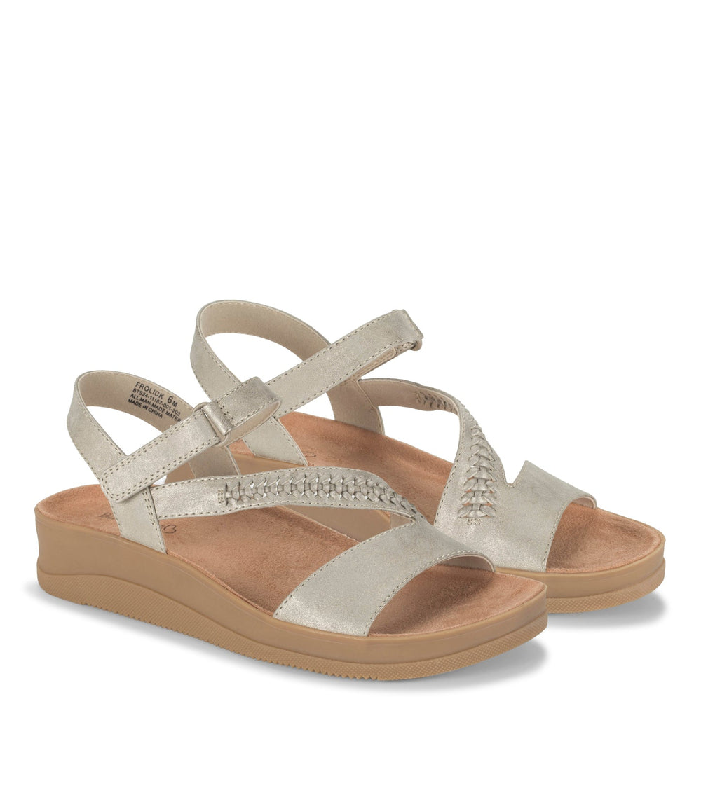 Frolick Wedge Sandal Champagne - Women