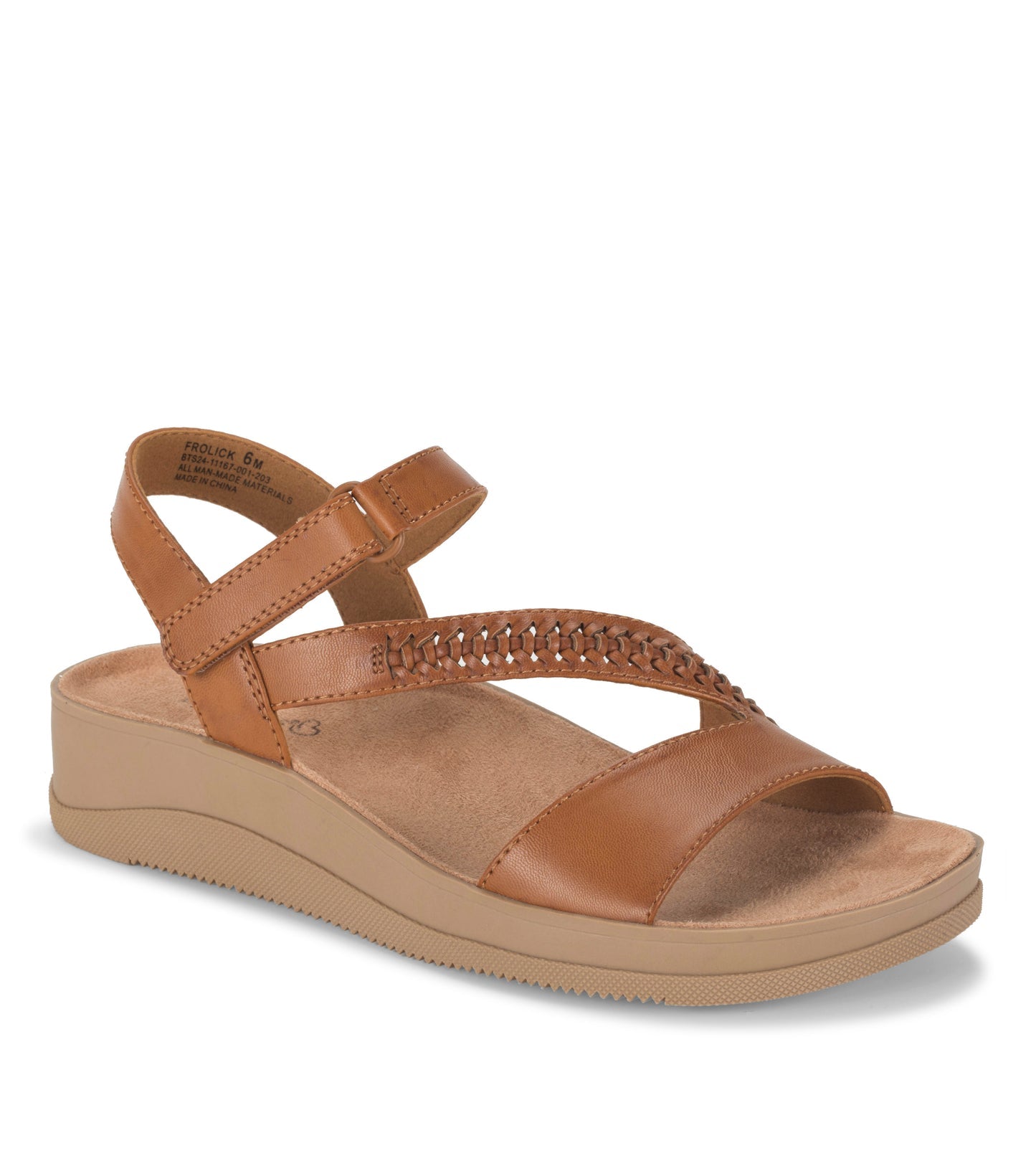 Frolick Wedge Sandal Dark Caramel - Women