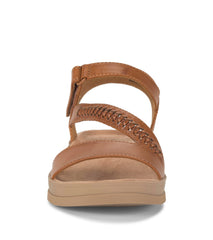 Frolick Wedge Sandal Dark Caramel - Women