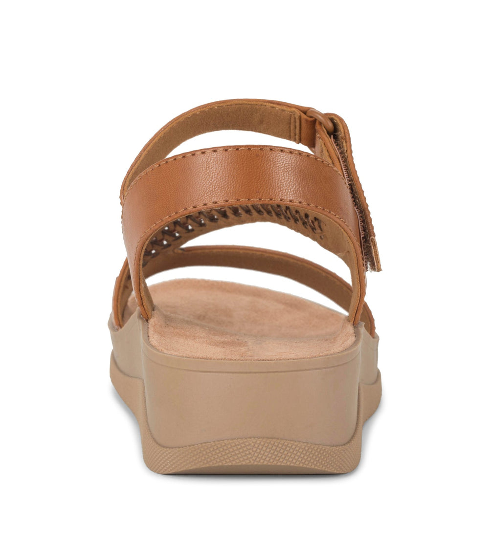 Frolick Wedge Sandal Dark Caramel - Women