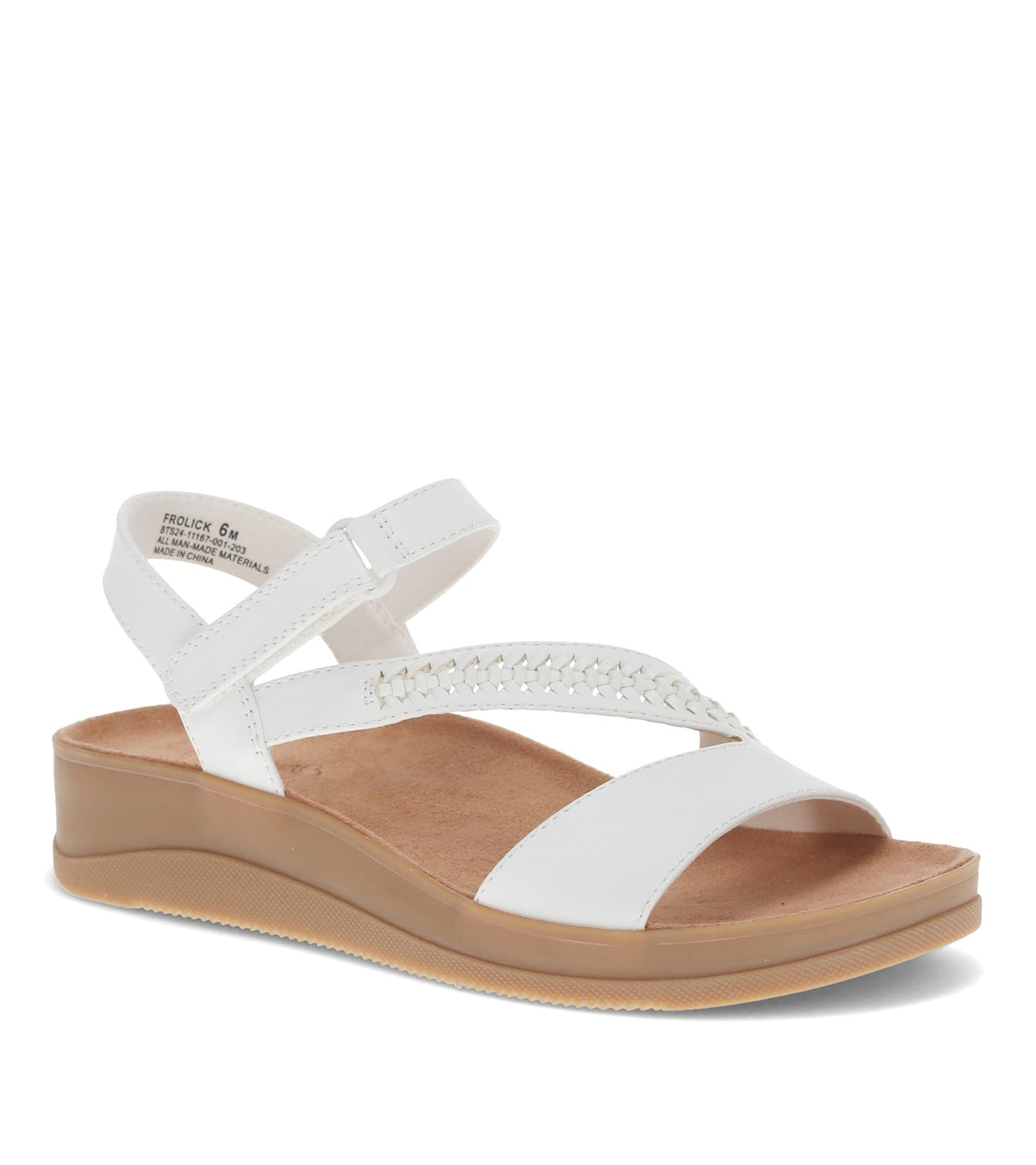 Frolick Wedge Sandal White - Women