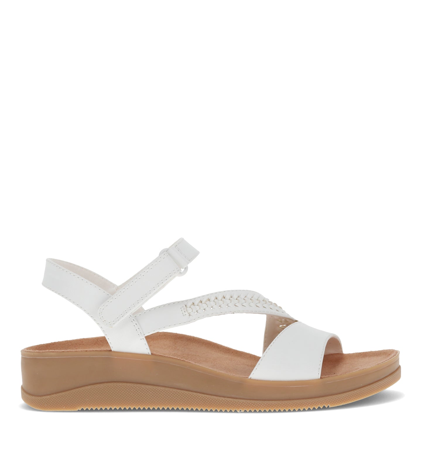 Frolick Wedge Sandal White - Women