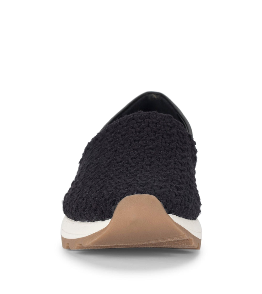 Gennie Slip On Black Crochet - Women
