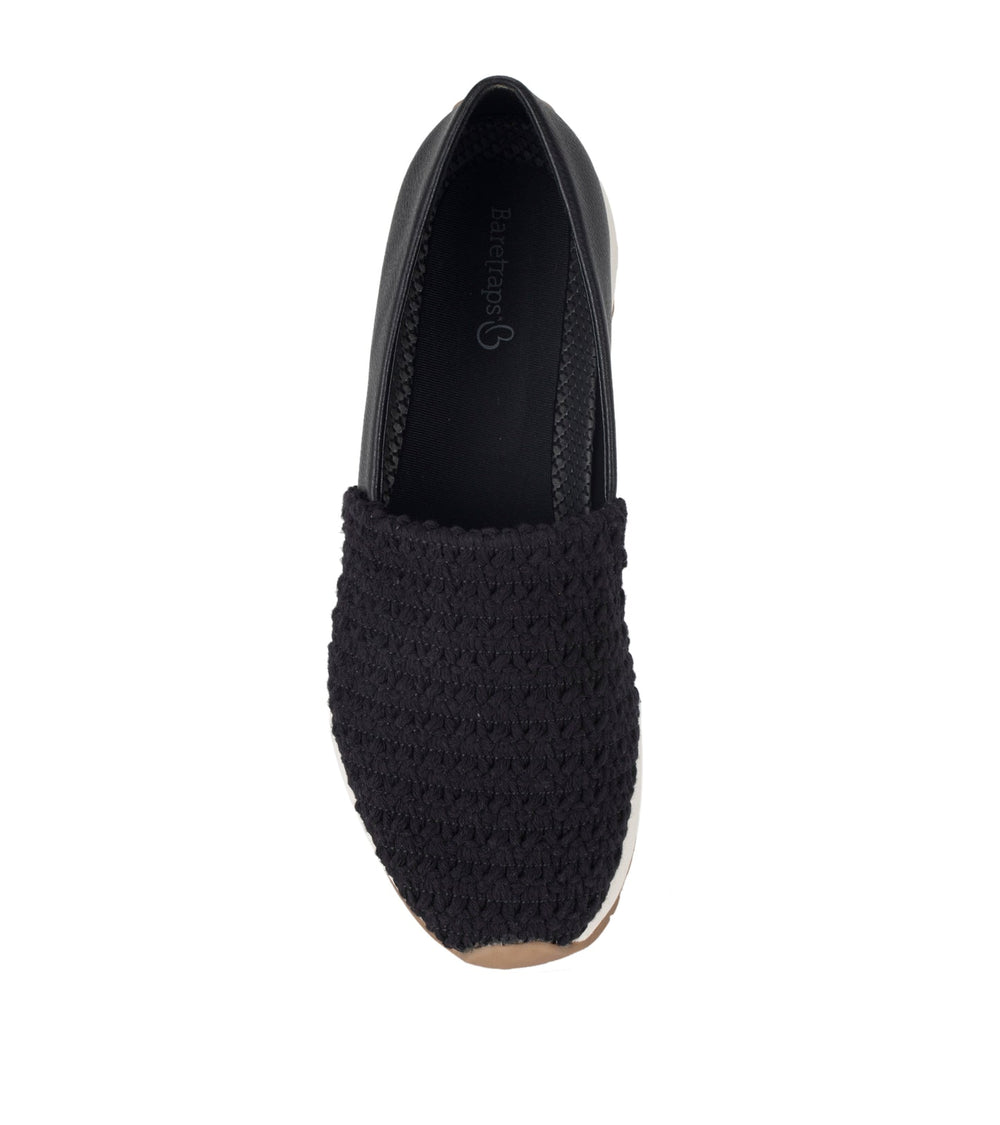 Gennie Slip On Black Crochet - Women