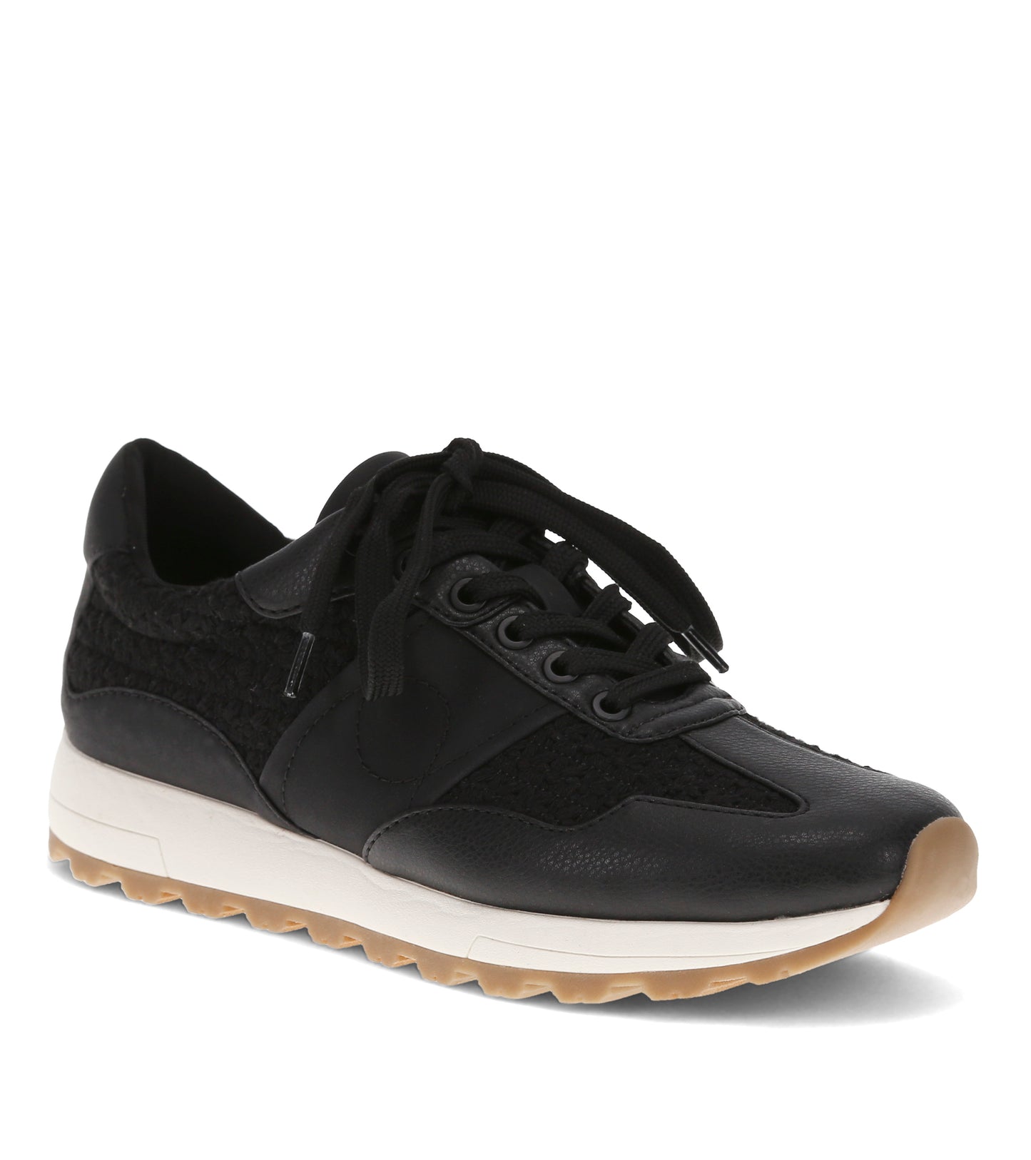 Gwenda Lace Up Sneaker Black - Women