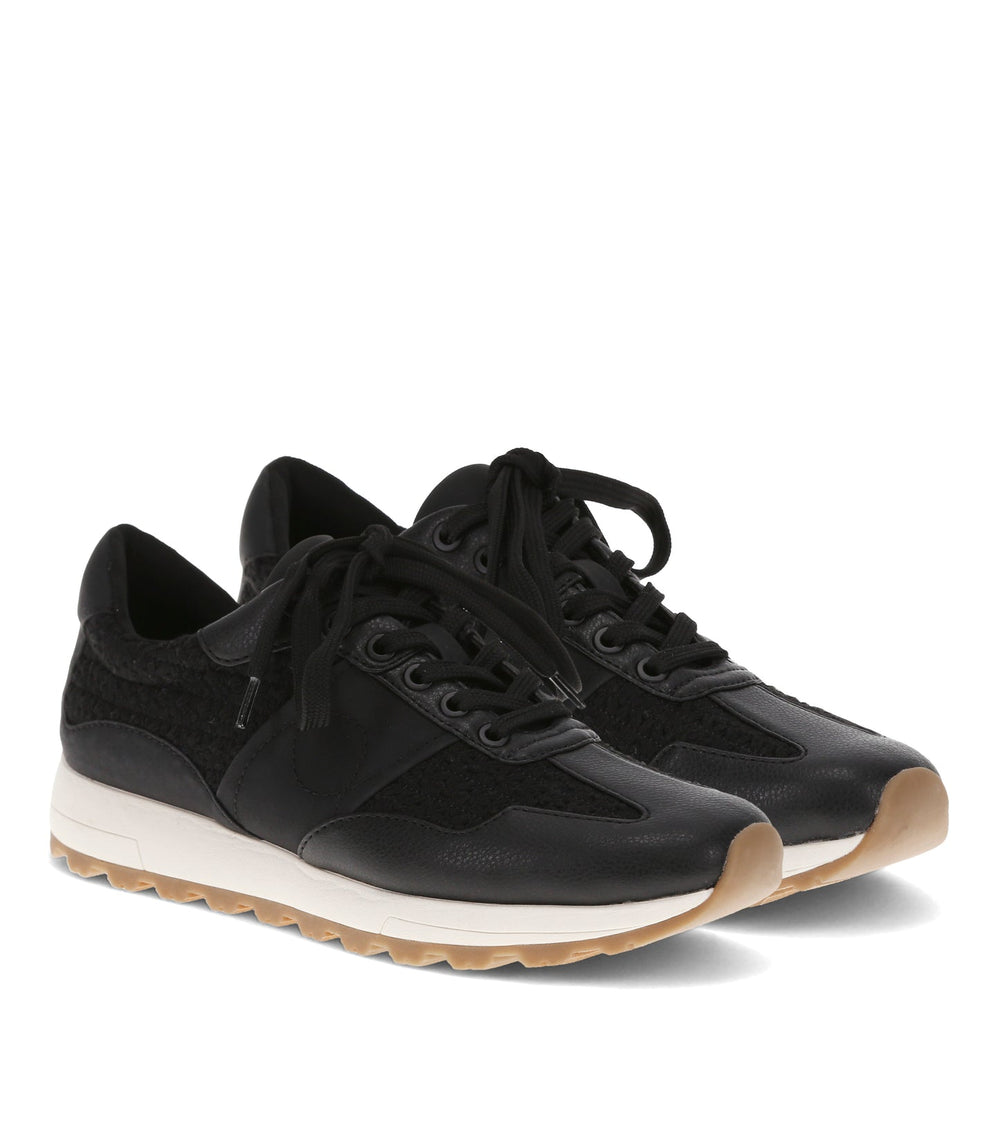 Gwenda Lace Up Sneaker Black - Women
