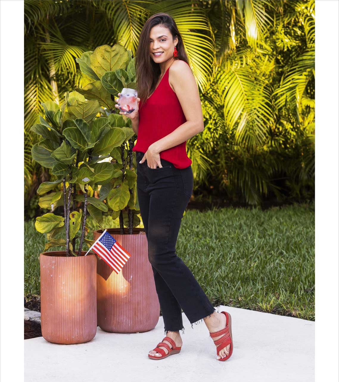 Jonelle Slide Sandal Paprika - Women