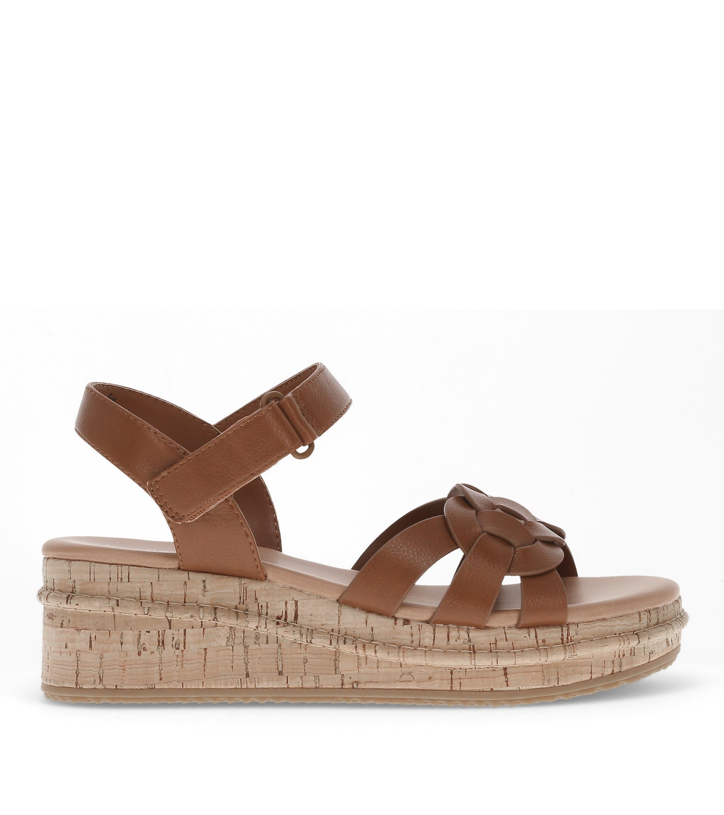 Lena Wedge Sandal Dark Beechnut - Women