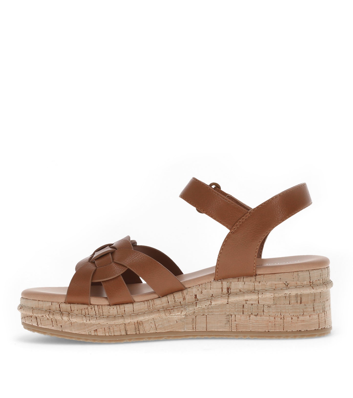 Lena Wedge Sandal Dark Beechnut - Women