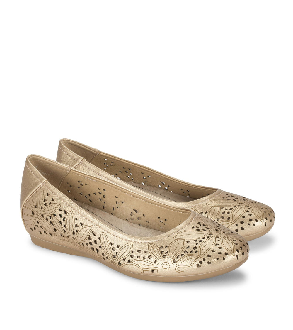 Mariah Casual Flat Light Gold - Women