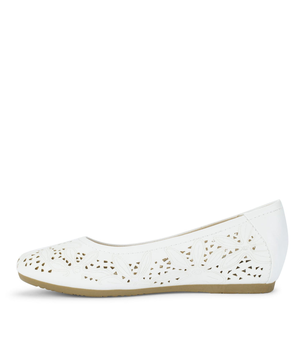 Mariah Casual Flat White - Women