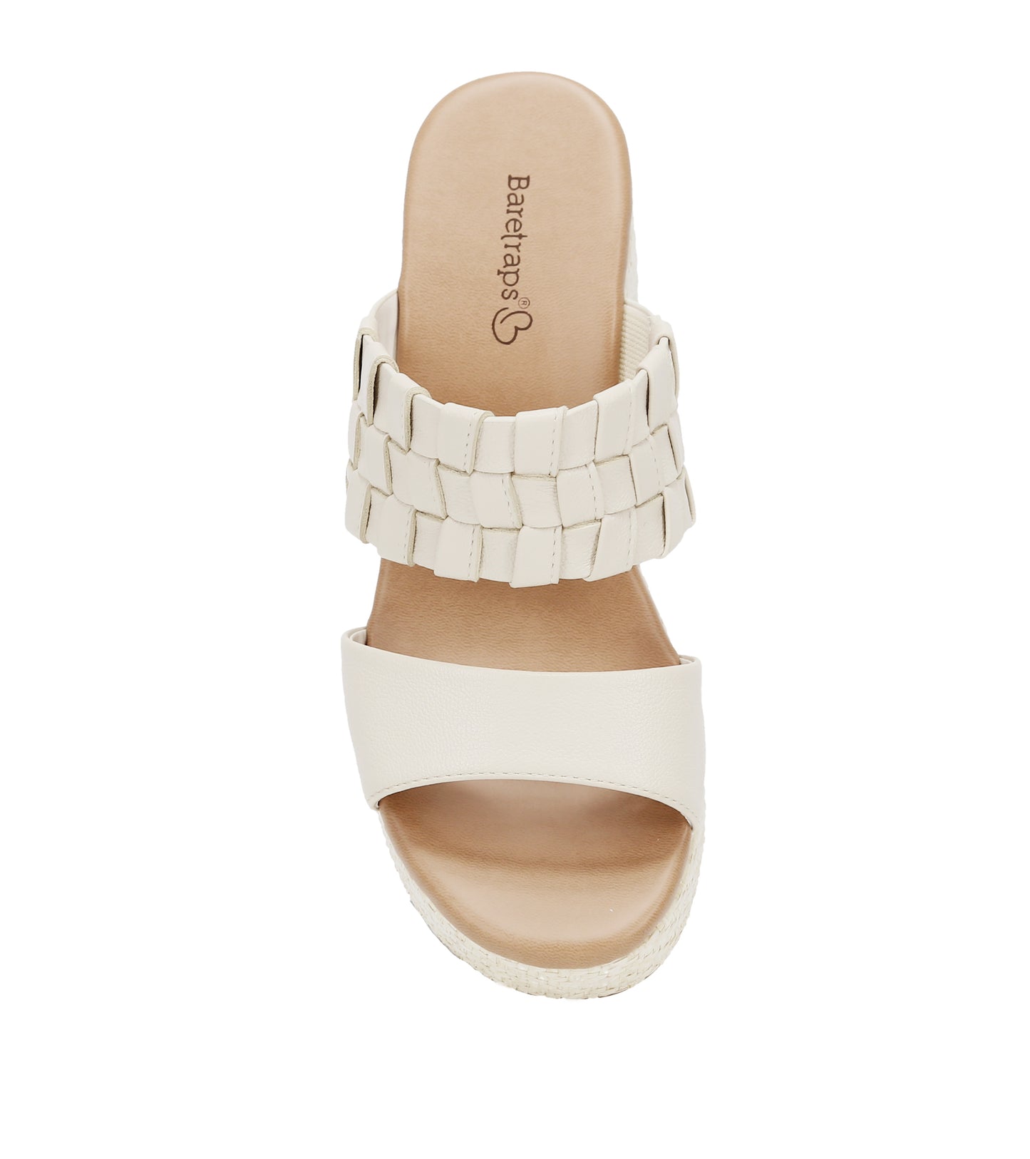 Mavis Block Heel Slide Sandal Cream - Women