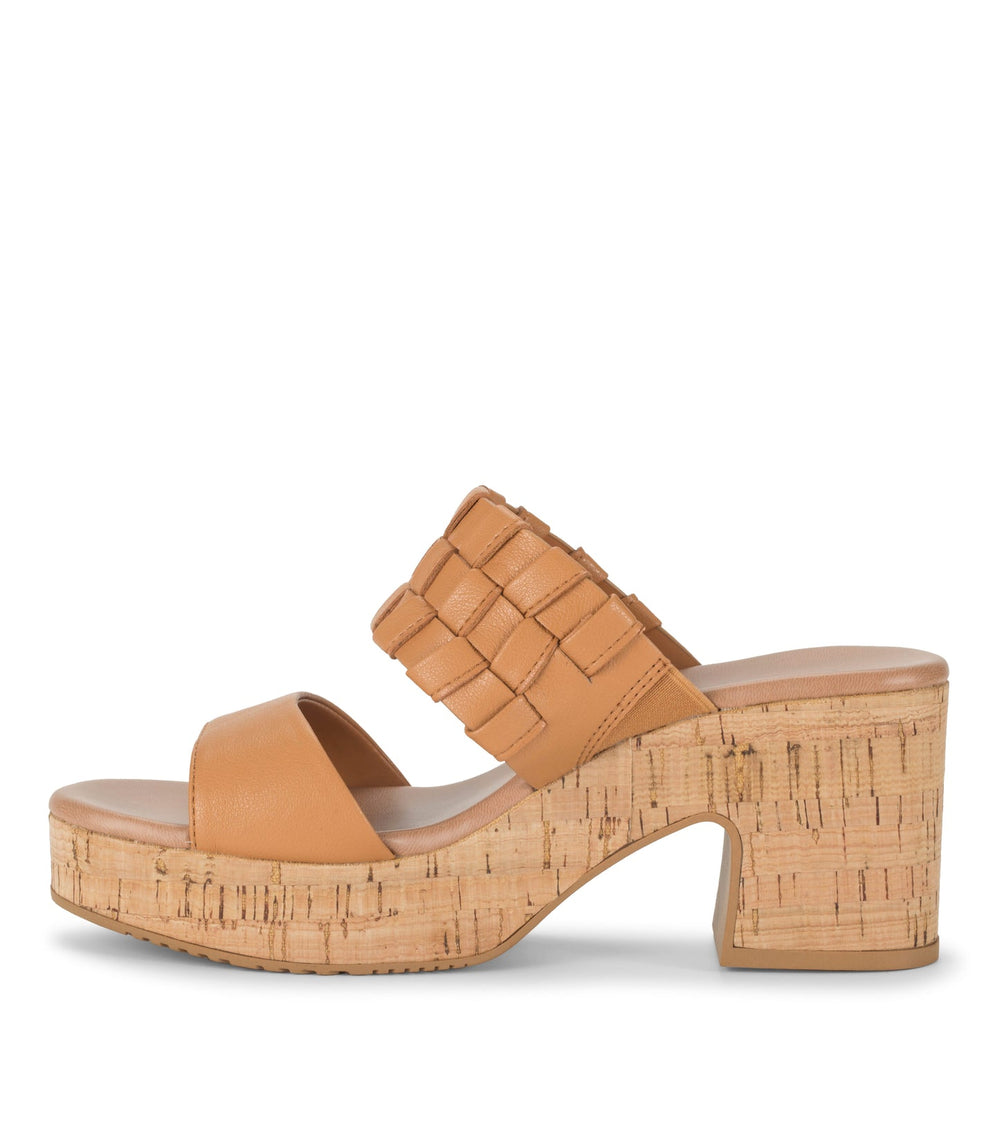 Mavis Block Heel Slide Sandal Dune - Women