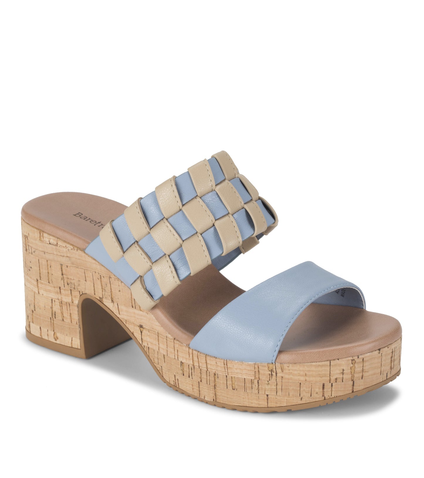 Mavis Block Heel Slide Sandal Island Blue - Women