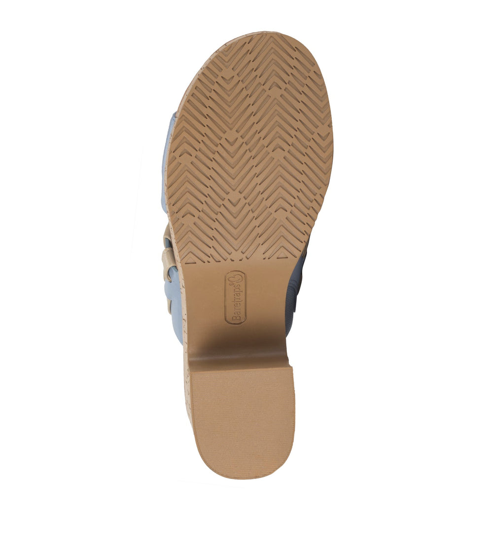 Mavis Block Heel Slide Sandal Island Blue - Women