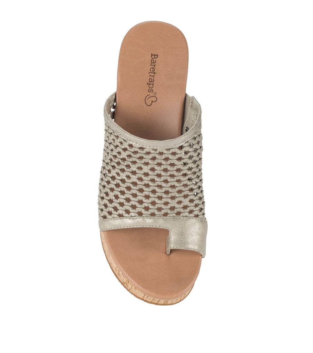 Michaela Block Heel Sandal Champagne - Women