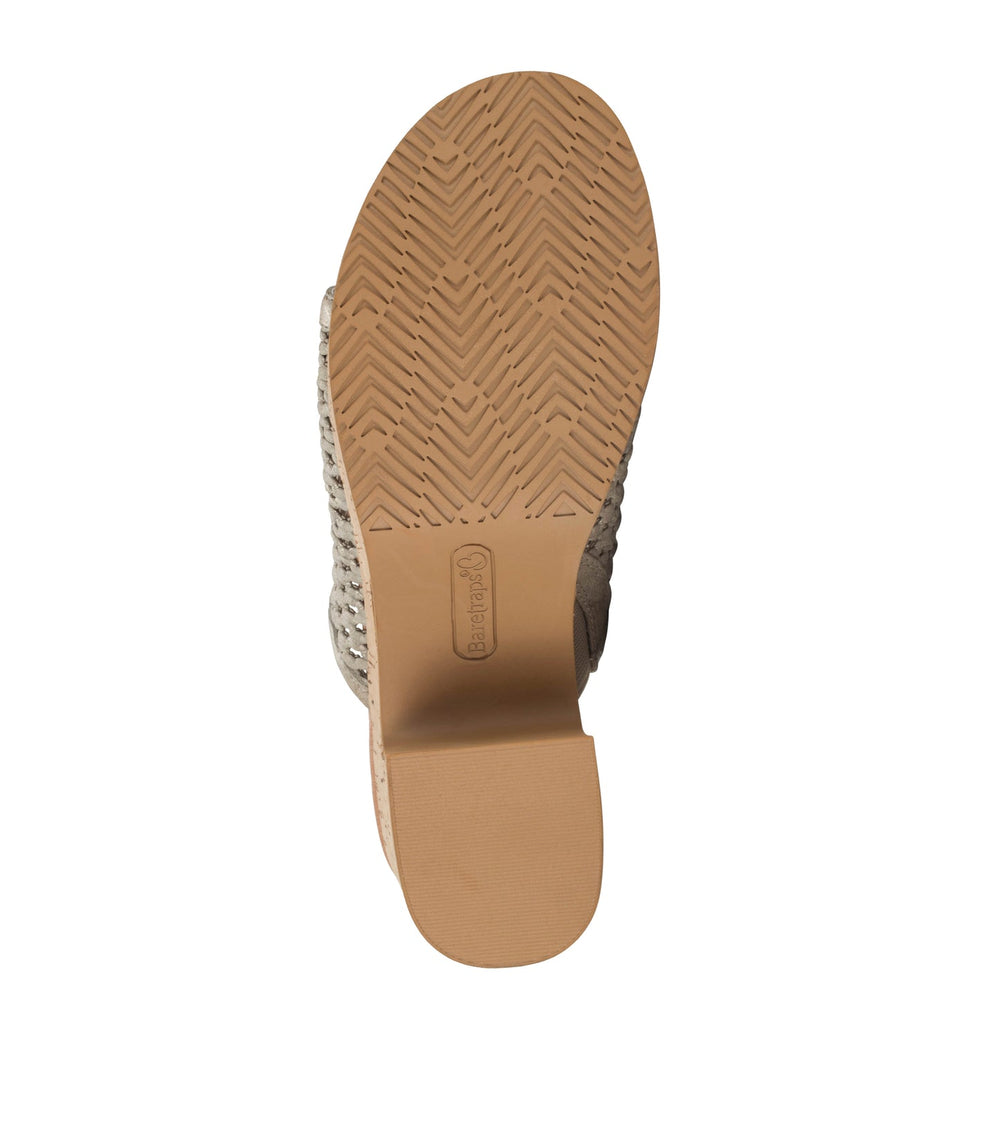 Michaela Block Heel Sandal Champagne - Women