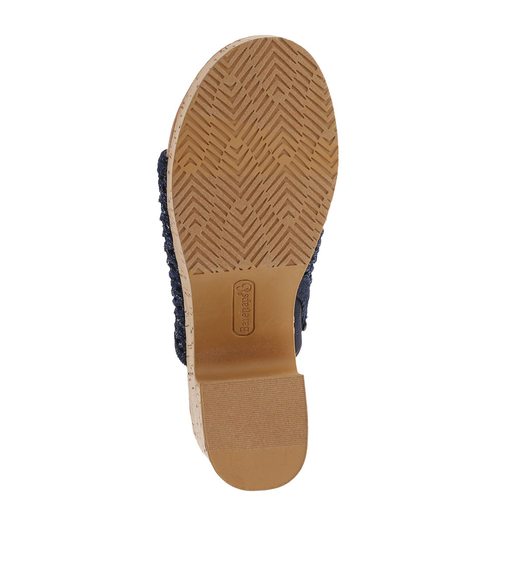 Michaela Block Heel Sandal Dark Denim - Women
