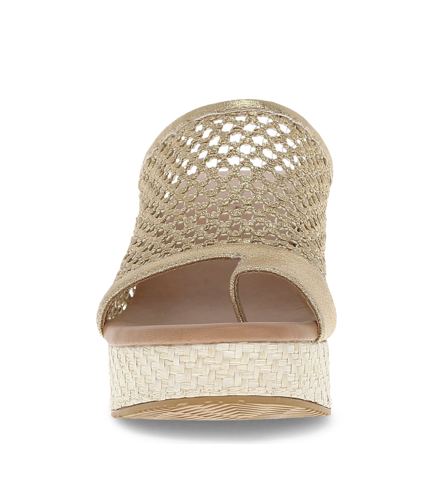 Michaela Block Heel Sandal Old Gold - Women