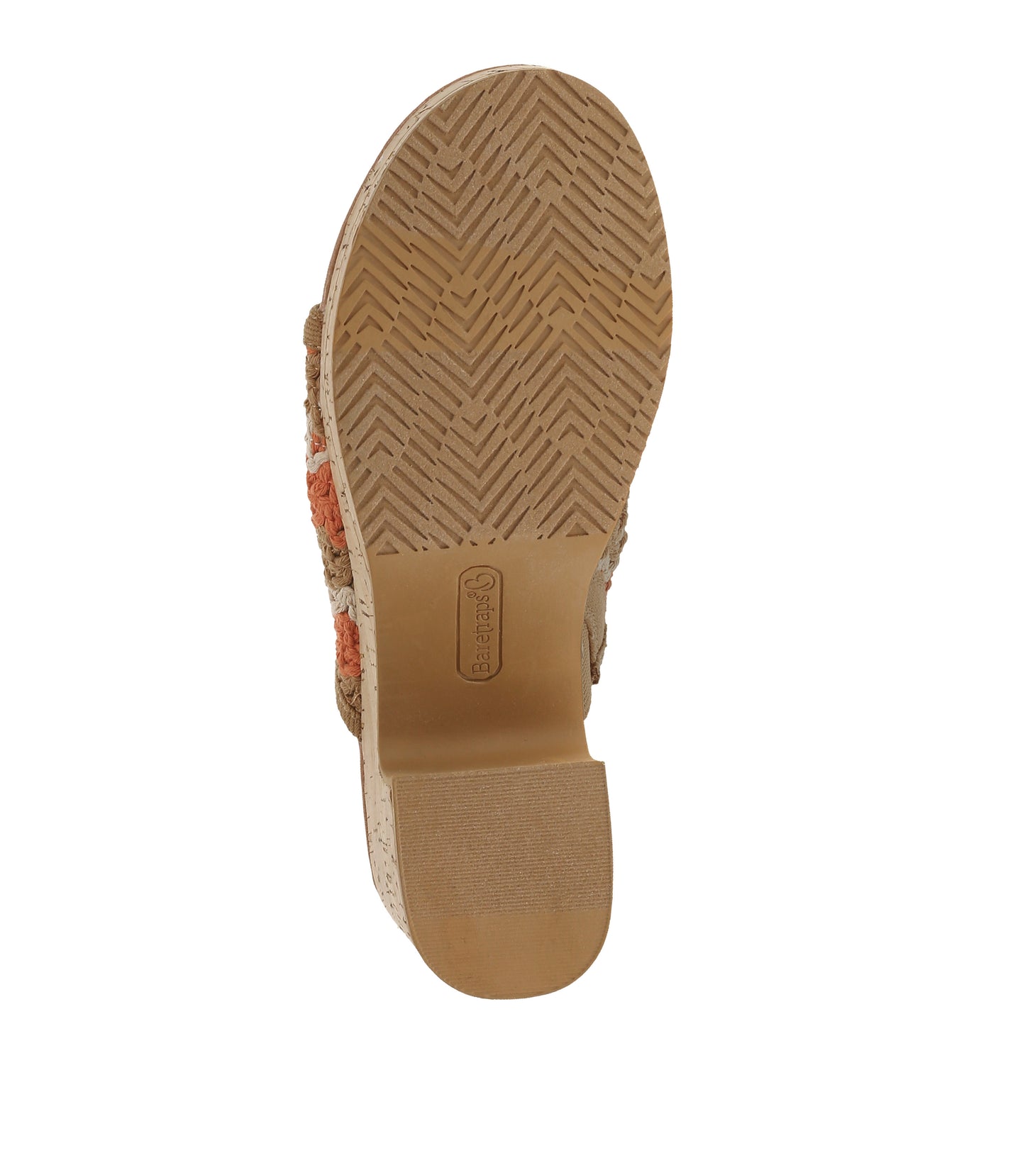 Michaela Block Heel Sandal Orange Aid Multi - Women