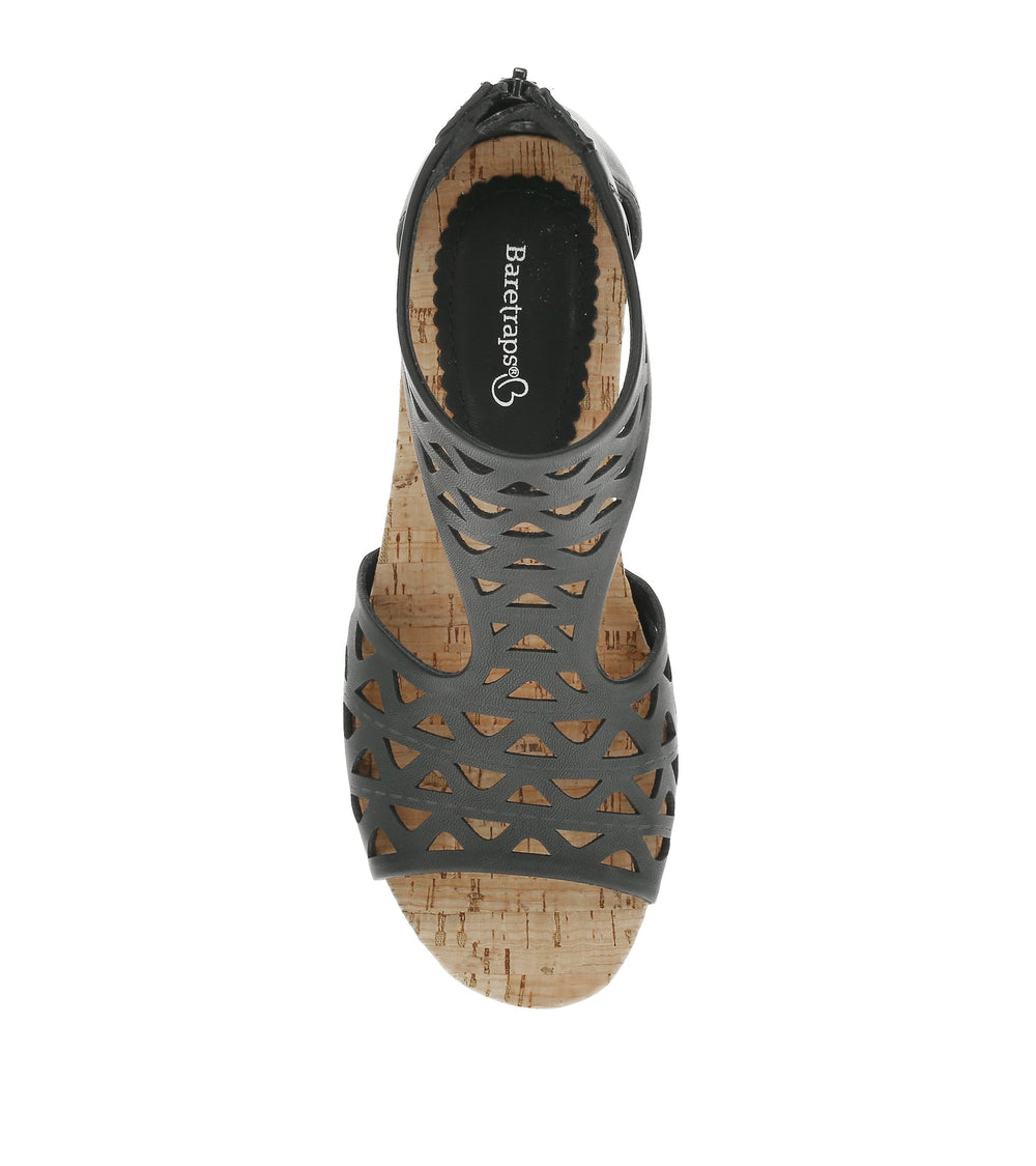 Miriam Wedge Sandal Black - Women