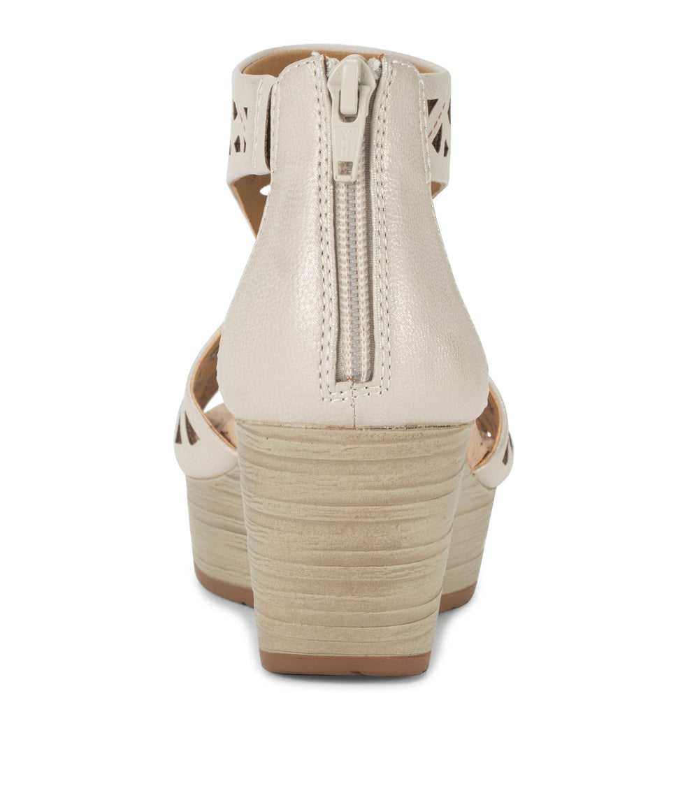 Miriam Wedge Sandal Soft Gold - Women