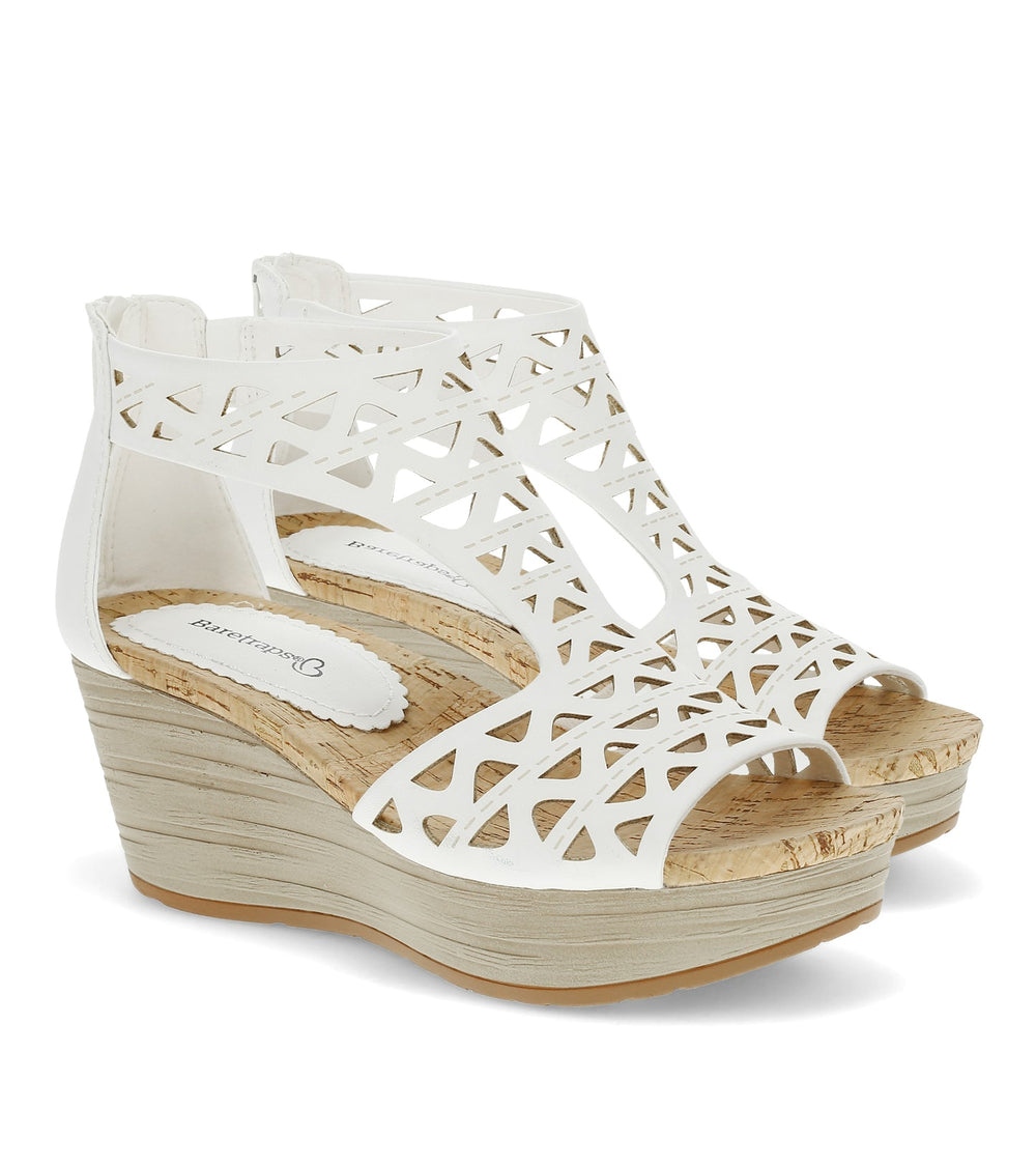 Miriam Wedge Sandal White - Women