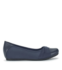 Mitsy Casual Flat Navy - Women
