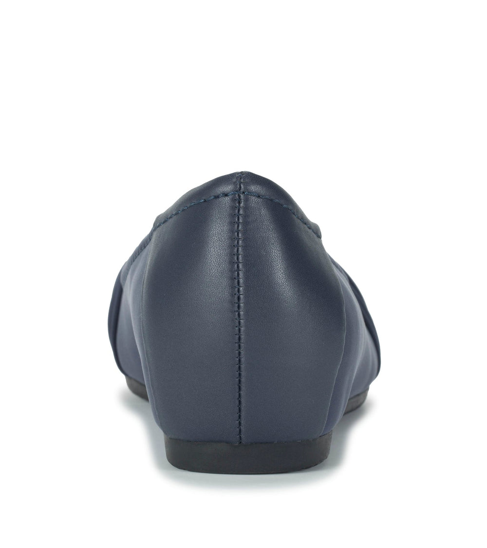 Mitsy Casual Flat Navy - Women