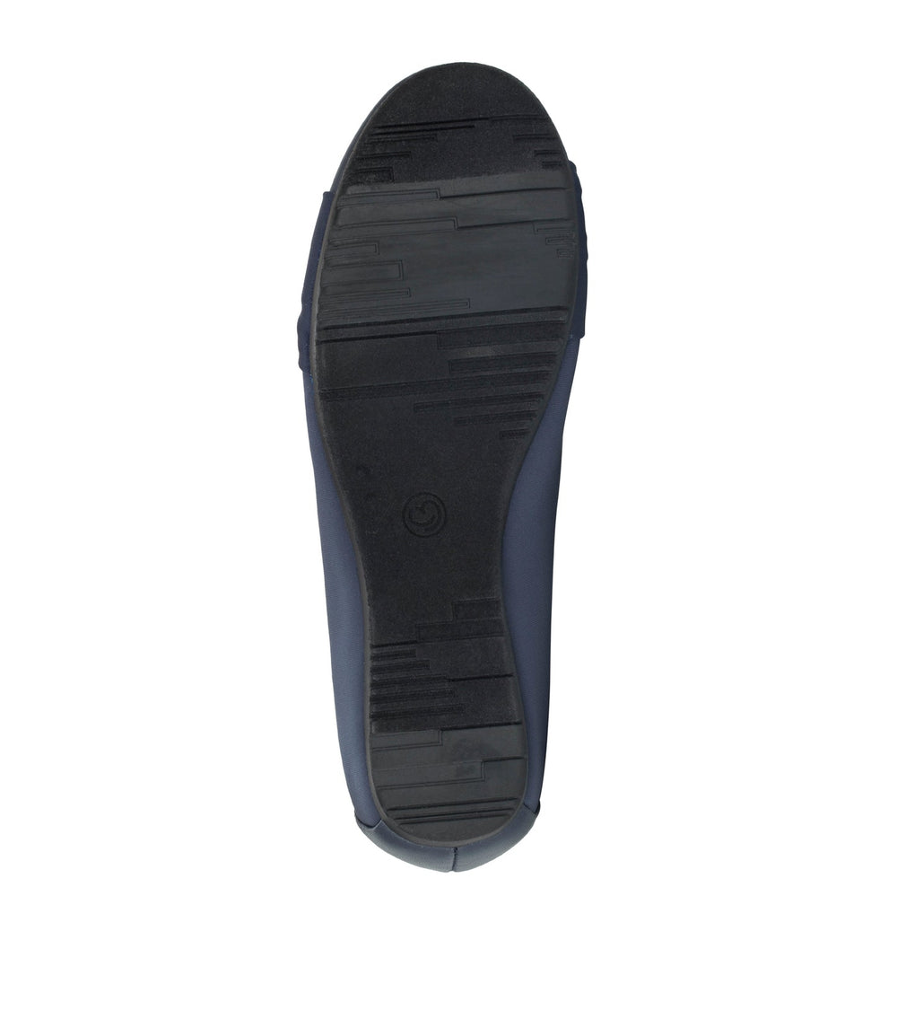 Mitsy Casual Flat Navy - Women