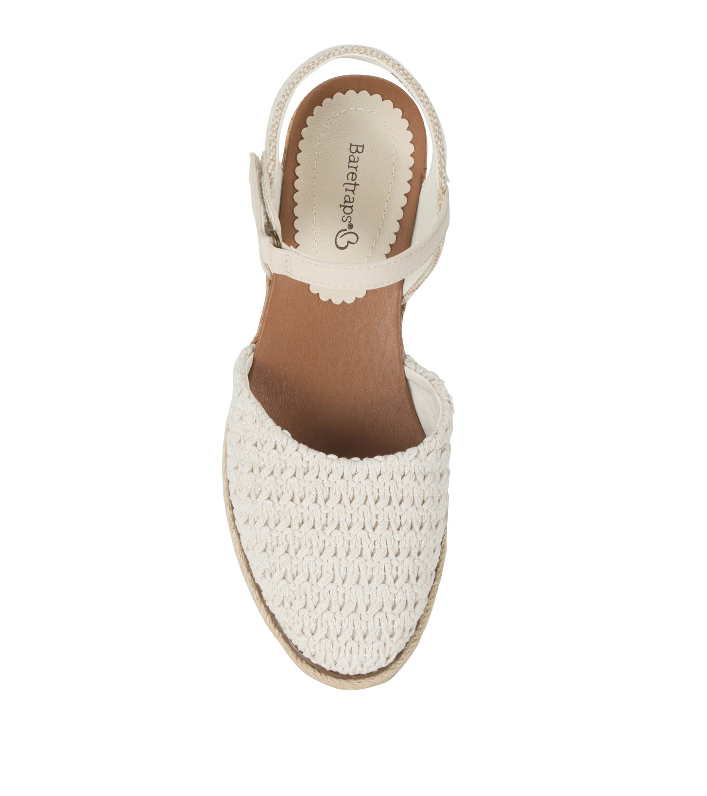 Ocean Closed Toe Wedge Sandal Natural - Women