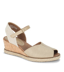 Odetta Espadrille Wedge Sandal Light Gold - Women