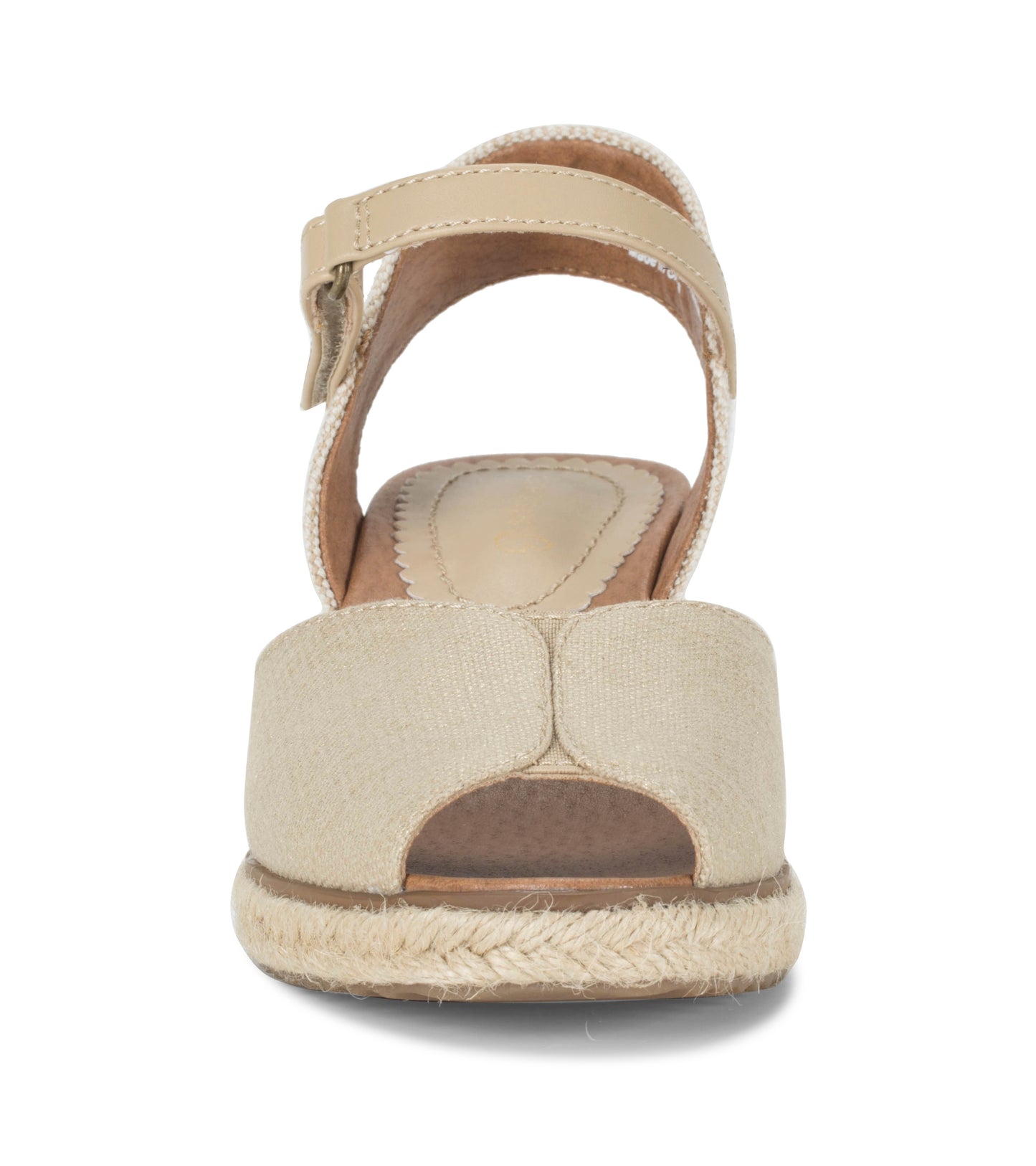 Odetta Espadrille Wedge Sandal Light Gold - Women